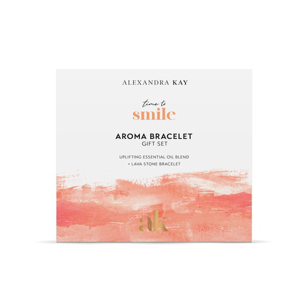 Alexandra Kay Time to Smile Aroma Bracelet Gift Set