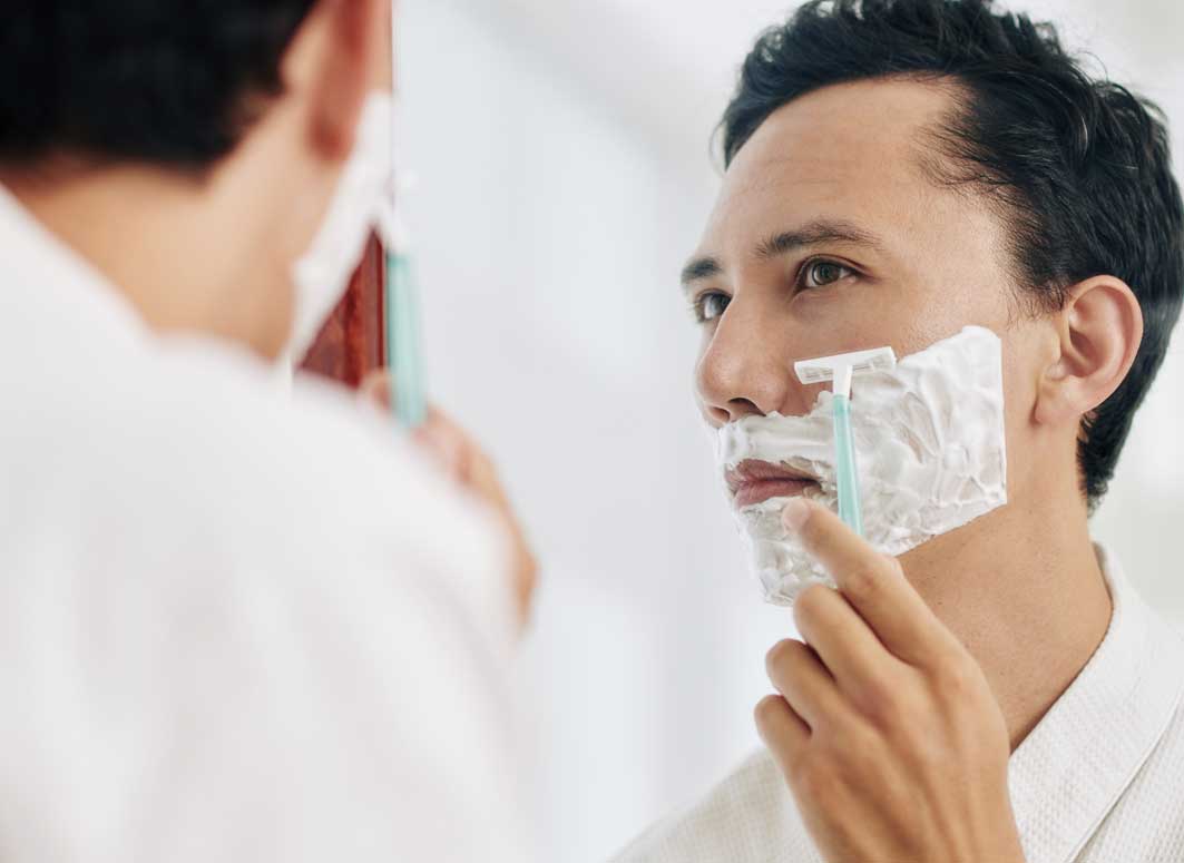                 What causes shaving rash?
            